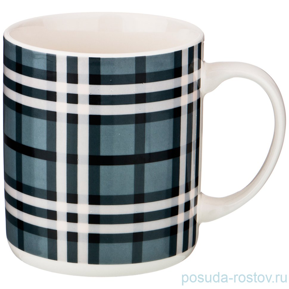 Кружка 450 мл "Grand /Серо-голубая" / 198704