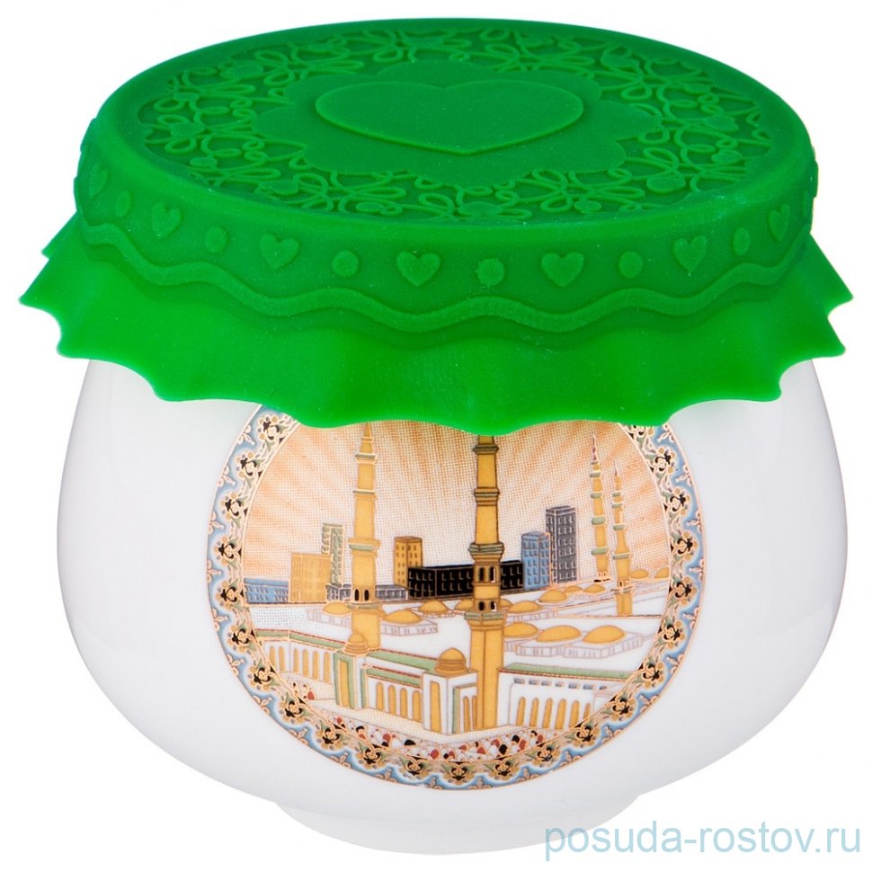 Емкость для меда/варенья 180 мл с силиконовой крышкой "Сура" / 190440 Емкость для меда/варенья 180 мл с силиконовой крышкой "Сура" / 190440