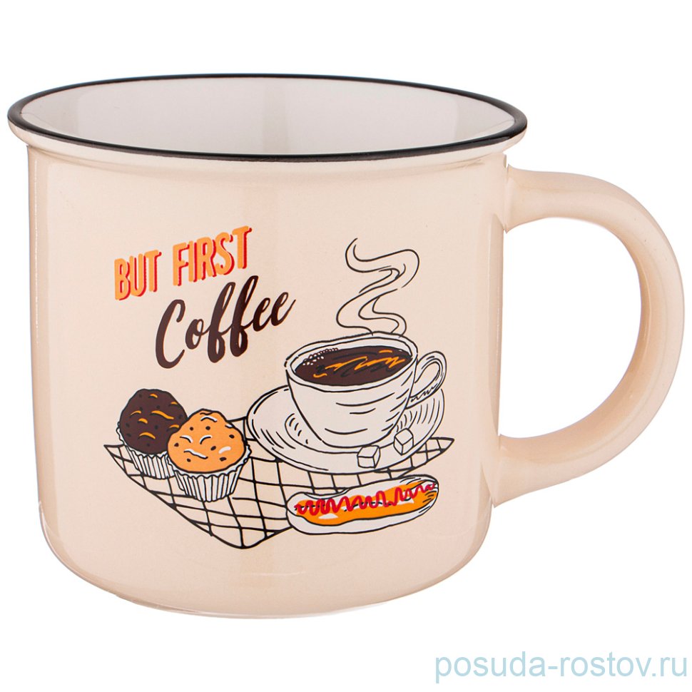 Кружка 355 мл "Кофемания" / 258969