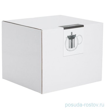 Заварочный чайник 1,2 л  серебристо-черный &quot;Base black&quot; / 378534