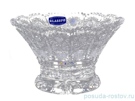 Ваза для конфет 16 см &quot;Glasspo /Хрусталь резной&quot; / 017768