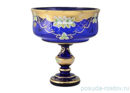 Ваза для фруктов 28 см н/н &quot;Лепка синяя&quot; B-L / 095155