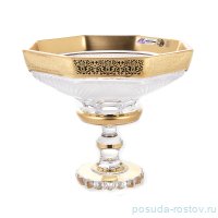 Ваза для фруктов 25,5 см н/н &quot;Francie /Широкий золотой узор&quot; / 156451