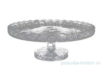 Тортница 35 см н/н &quot;Хрусталь резной&quot; h-15,5 см / 028527