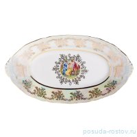Блюдо 26 см овальное &quot;Симона /Мадонна перламутр&quot; / 153276