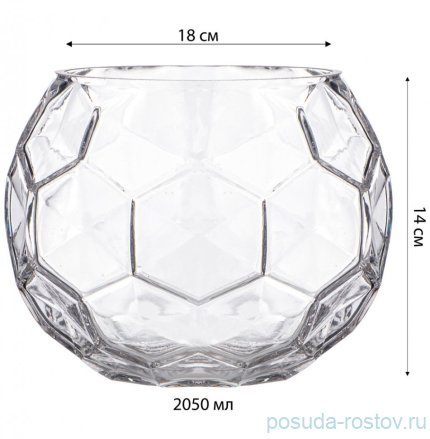 Ваза для цветов 18 х 14 см  / 310624