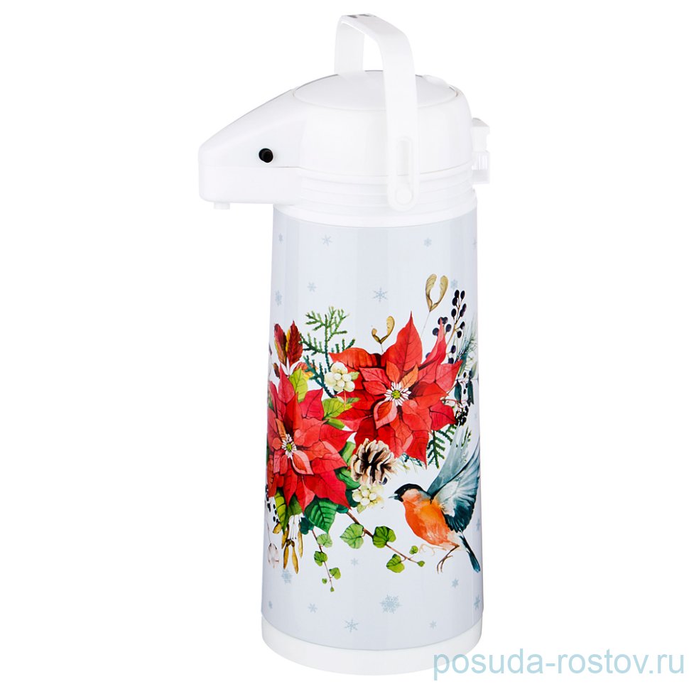 Термос 1,9 л со стеклянной колбой и помпой "Agness" / 203278 Термос 1,9 л со стеклянной колбой и помпой "Agness" / 203278