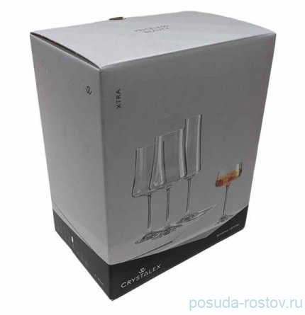 Бокалы для шампанского 210 мл 6 шт &quot;Экстра /Отводка платина&quot; / 327725