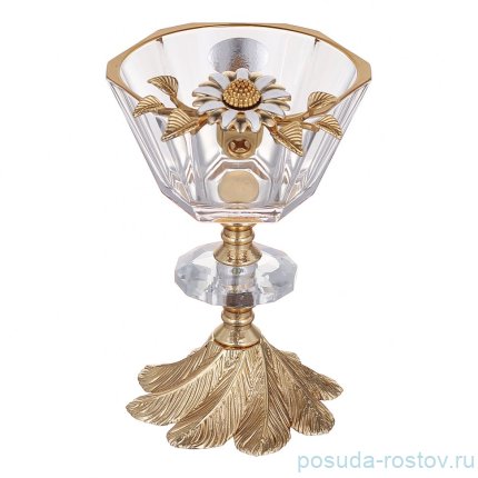 Креманка 17 см &quot;Лепесток /золото&quot; / 342737
