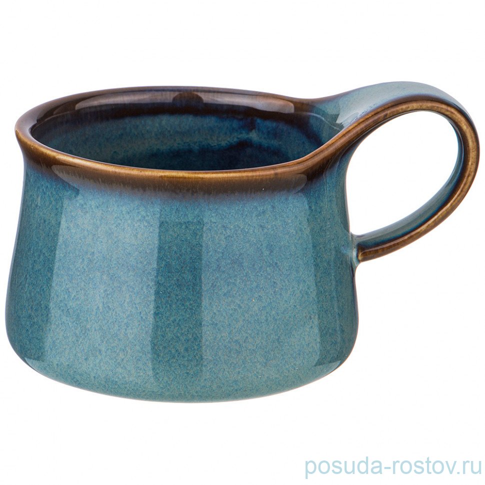 Кружка 220 мл "Majesty /Серо-голубая" (4шт.) / 214251