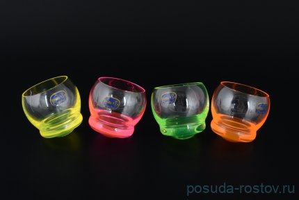 Стопки 60 мл 4 шт &quot;Крези /Неон /Ассорти&quot; / 111330