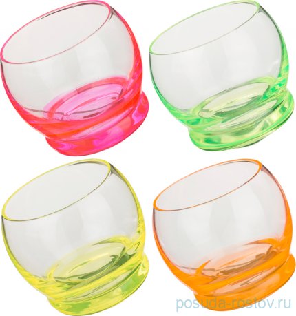 Стопки 60 мл 4 шт &quot;Крези /Неон /Ассорти&quot; / 111330