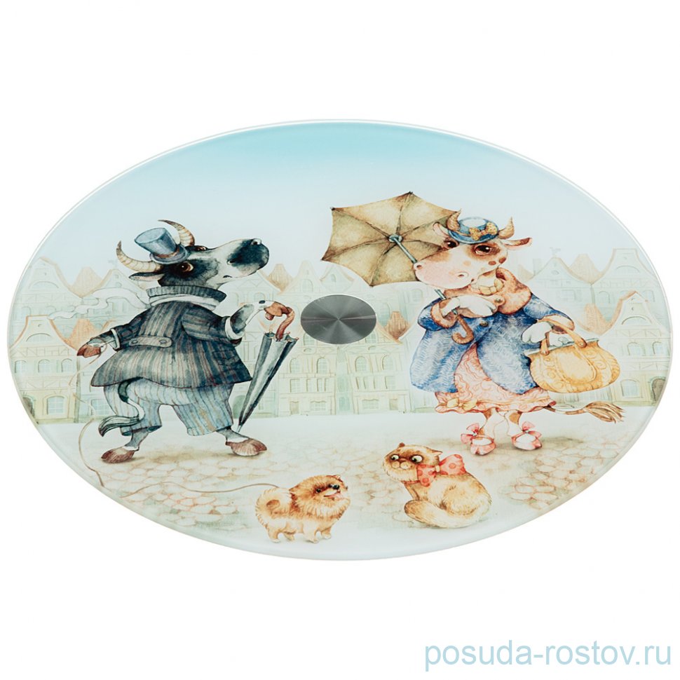 Блюдо 25 х 2,5 см вращающееся "Рандеву" / 224894