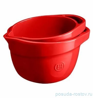 Миска для смешивания 27 x 22 x 15 см 3,5 л гранат Emile Henry   / 379039
