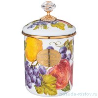 Банка для сыпучих продуктов 12 х 15 см 1,5 л  &quot;Agness /Фландрия /Фрукты&quot; / 225340