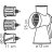 Мельница универсальная 4 терки &quot;HANDY&quot; / 147337