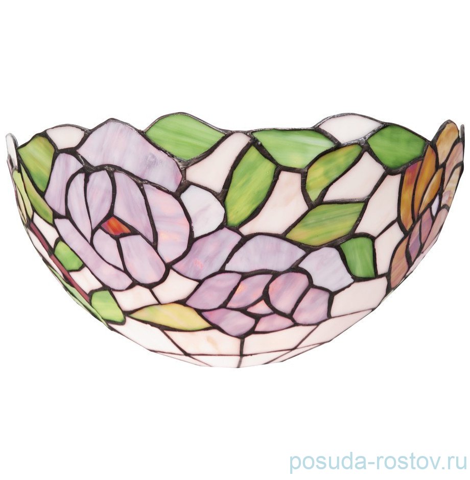 Бра 1 рожковый  Velante "Tiffany" Цветы 2 / 304432