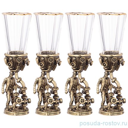 Рюмки 50 мл 4 шт &quot;нефтяники&quot; / 268903