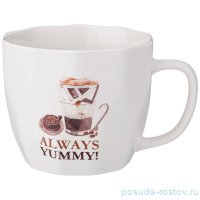 Кружка 370 мл &quot;Кофемания /Always yummy!&quot; / 337387