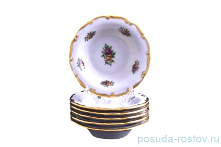 Набор розеток 11 см 6 шт &quot;Анжелика /Маленькие розочки&quot; / 027595