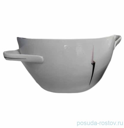 Супник 2,7 л (без крышки) &quot;Сильвия /Сиренево-чёрная стрела&quot; / 303047