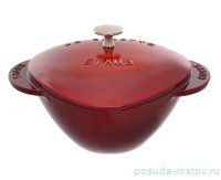 Кокот 20 см с крышкой красный 1,75 л &quot;Сердце /STAUB&quot; / 232870