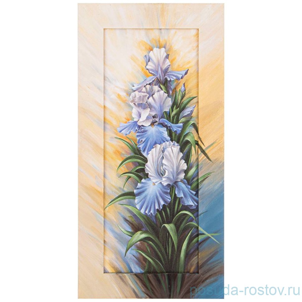 Картина 20 х 50 см "ирисы" / 270196 Картина 20 х 50 см "ирисы" / 270196