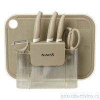 Набор кухонных предметов 7шт цвет серый / 364310