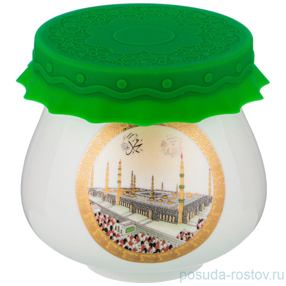 Банка для меда/варенья 300 мл с силиконовой крышкой "Сура" / 213566