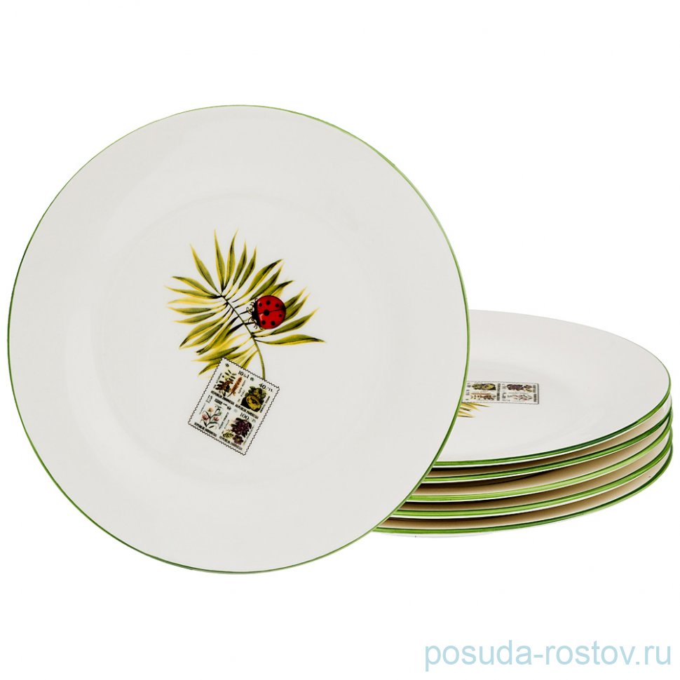 Набор тарелок 19 см 6 шт "леди-баг" / 190293