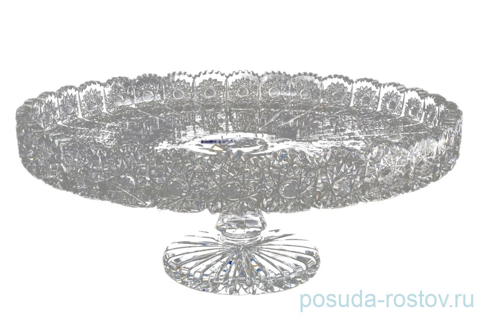 Ваза для фруктов 35,5 см "Glasspo /Хрусталь резной" / 034000 Ваза для фруктов 35,5 см "Glasspo /Хрусталь резной" / 034000