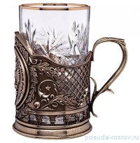 Стакан для чая 250 мл с подстаканником &quot;Министерство здравоохранения&quot; / 293514