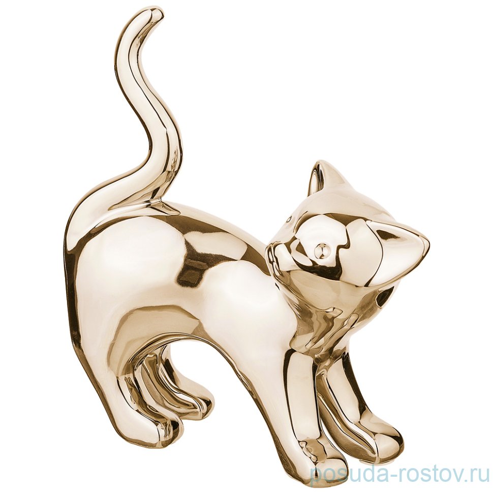 Статуэтка 17 х 8 х 19 см "Кошечка /Золотая коллекция" / 193050
