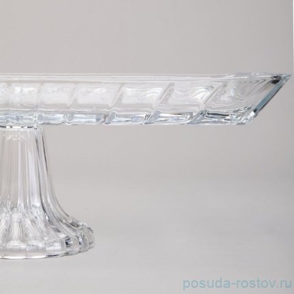 Блюдо на ножке glass legend 33х16х12 см / 367055